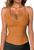 iGENJUN Workout Tops for Women Racerback Basic Tank Summer 2026 Camisole V Neck Slim Fit Ribbed Sleeveless