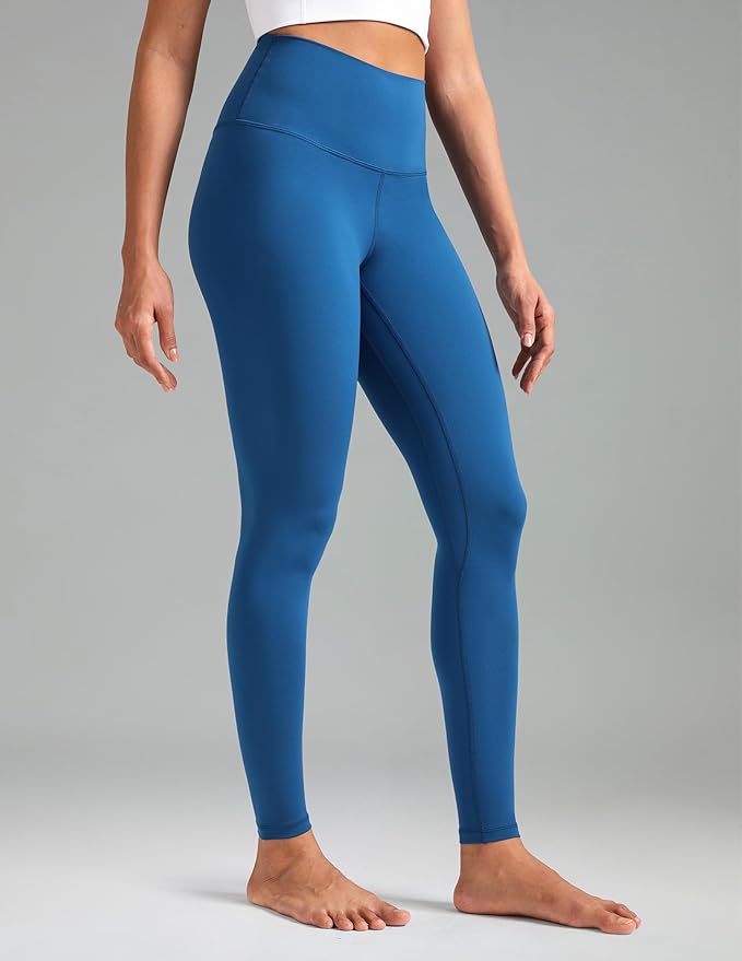 Colorfulkoala Women's High Waisted Tummy Control Workout Leggings 7/8 Length Ultra Soft Yoga Pants 25"