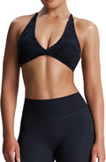 Aoxjox Women's Workout Sports Bras Fitness Metamorph Sienna Twist Bra Yoga Crop Tank