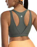 RUNNING GIRL Sports Bras for Women High Support,Molded Cup High Impact Sports Bra Racerback Workout Yoga Running Bra