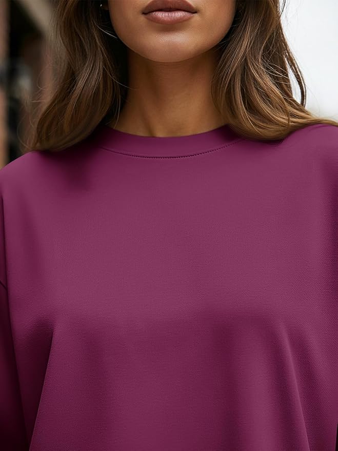 Trendy Queen Womens Spring Tops Oversized Long Sleeve T Shirts 2026 Basic Tee Fall Casual Workout Y2K Clothes