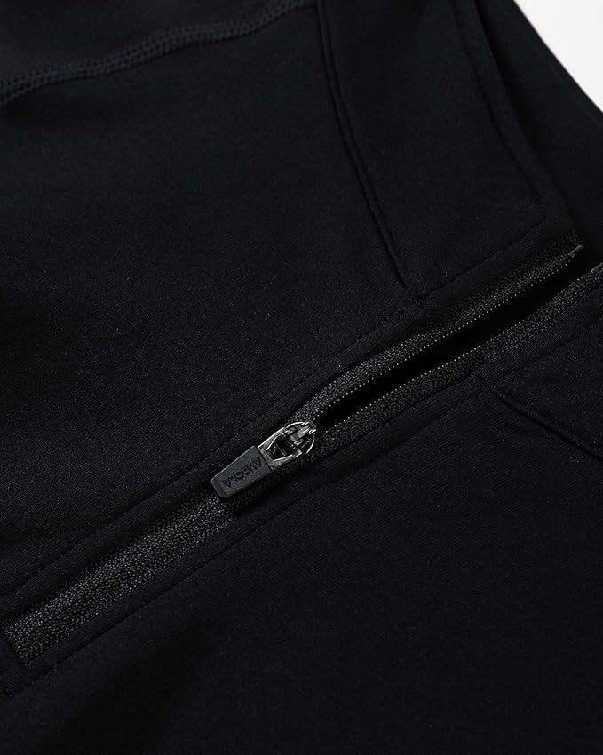 AUROLA Influence Workout Jacket for Women, Half Zip Cropped Slim Fit Long Sleeve Yoga Jackets Athletic Top with Thumb Holes