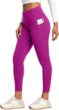 Heathyoga Leggings with Pockets for Women Tummy Control High Waisted Yoga Pants with Pockets for Women Workout Leggings