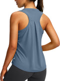 Women's Workout Tops Racerback Athletic Tank Tops Sleeveless Loose Fit Yoga Running Gym Shirts for Women
