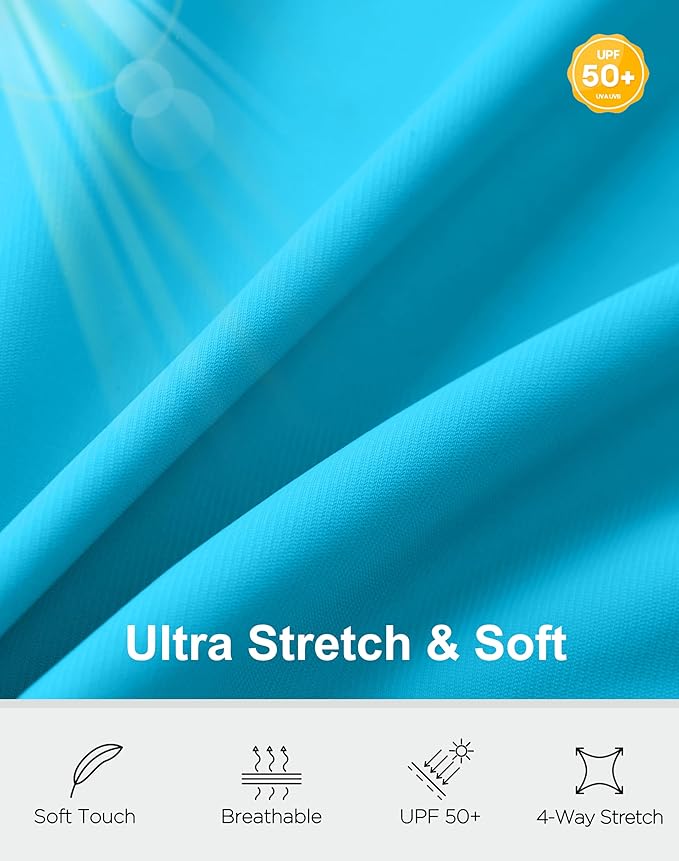 Soothfeel Women's Athletic workout Jacket Lightweight UPF 50+ Long Sleeve Sun Protection Shirts Zip Up Cropped Hiking Tops