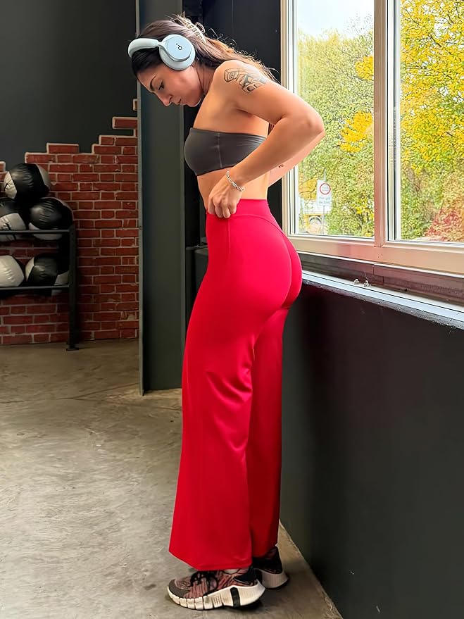 YEOREO Workout Leggings Womens No Front Seam Straight Leggings 29"/ 31.5"/ 33"/ 35" High Waist Buttery Eddiy Gym Yoga Pants