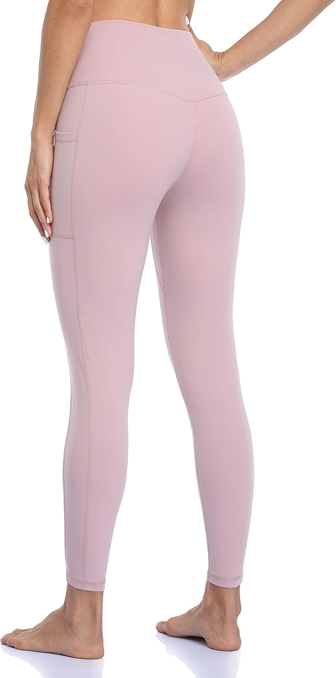 Colorfulkoala Women's High Waisted Yoga Pants 7/8 Length Leggings with Pockets