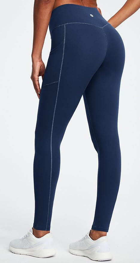 Heathyoga Leggings with Pockets for Women Tummy Control High Waisted Yoga Pants with Pockets for Women Workout Leggings