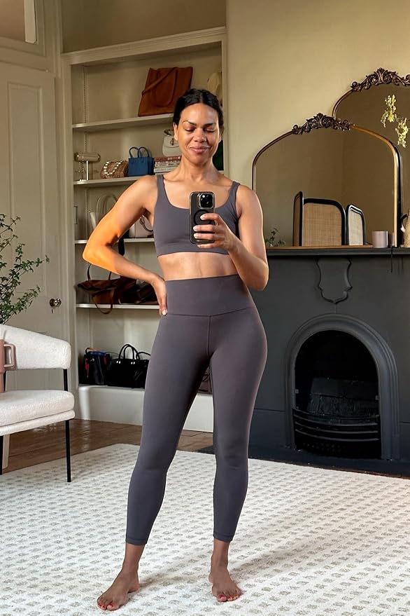 HeyNuts Yoga Pro Leggings 25'', Light to Medium Support, Buttery Soft 7/8 Lounge Yoga Pants