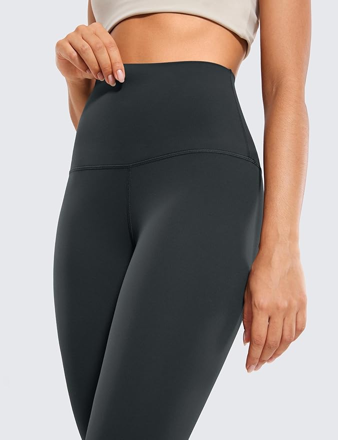CRZ YOGA Butterluxe Super High Waist Leggings 28" - Full Length Buttery Soft Womens Yoga Pants Over Belly