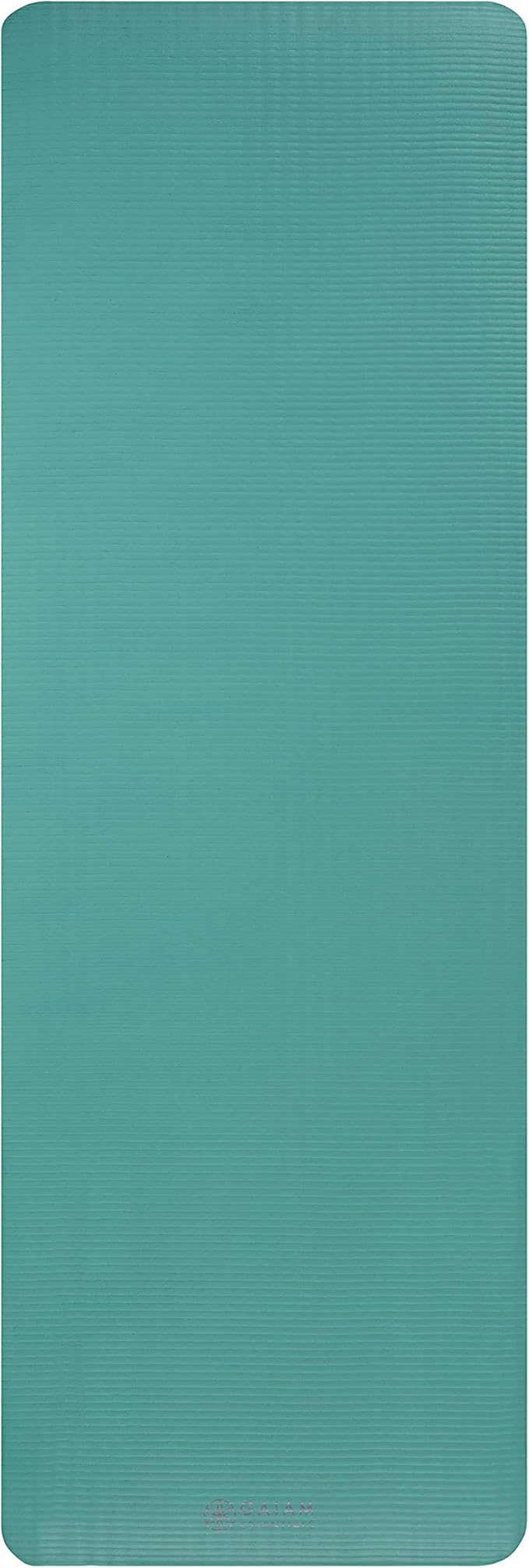 Gaiam Yoga Mat, Pilates & Exercise Mat, Thick 2/5" (10mm) Workout Mat with Easy-Cinch Carrying Strap for Home & Gym Workouts