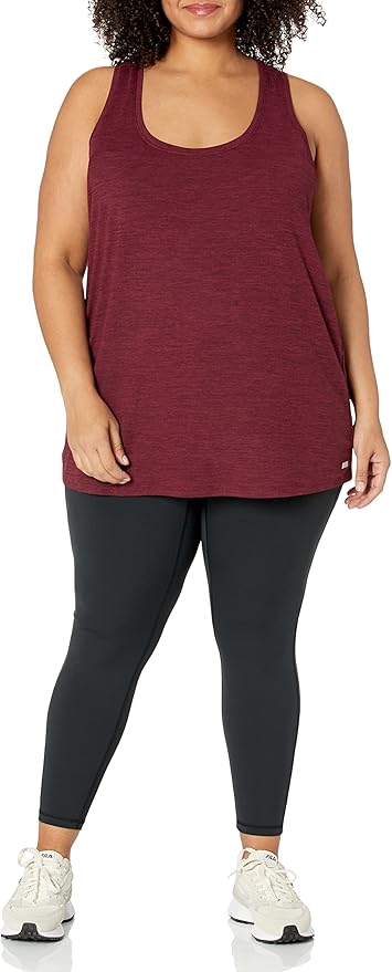 Amazon Essentials Women's Active Quick Dry Tech Stretch Racerback Scoop Neck Tank Top, Multipacks