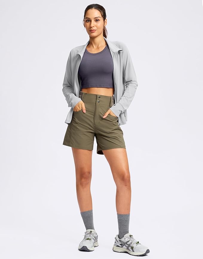 G Gradual Women's Lightweight Athletic Jacket Sun Protection UPF 50+ Zip Up 4 Pockets Long Sleeve Shirts Workout Running