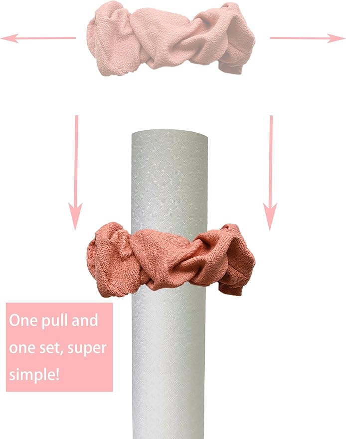 Yoga Mat Scrunchie - Yoga Mat Strap Band - Fits All Standard Yoga Mats (Not Suitable for Overly Thick Mats)