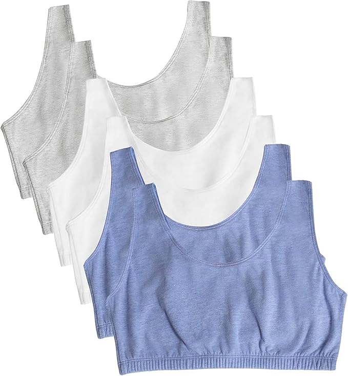 Fruit of the Loom Women's Built Up Tank Style Sports Bra Value Pack