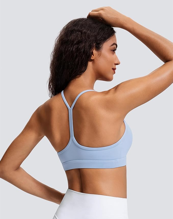 JOYSPELS Comfy Racerback Sports Bras for Women with Removable Pads Luxury Dupe for Workout & Daily Use, A-C Cups