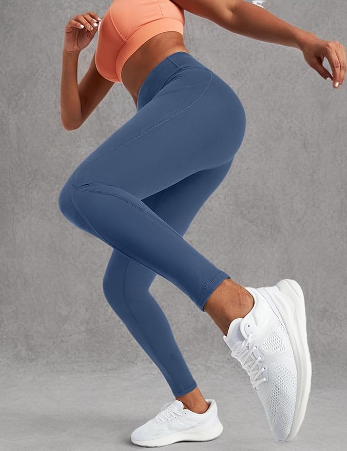 Ewedoos Leggings with Pockets for Women High Waisted Athletic Workout Compression Leggings Tummy Control Yoga Pants Women