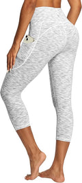 IUGA High Waisted Yoga Pants for Women with Pockets Capri Leggings for Women Workout Leggings for Women Yoga Capris