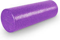 ProsourceFit High Density Foam Rollers 18 - inches long, Firm Full Body Athletic Massager for Back Stretching, Yoga, Pilates, Post Workout Trigger Point Release, Purple