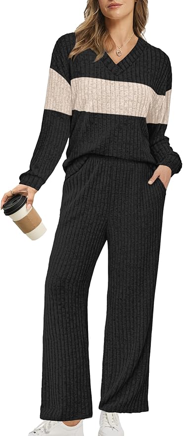 RUMIA Lounge Sets for Women 2026 Vacation Matching Track Suits Sweater Fall Outfits (S-2XL)