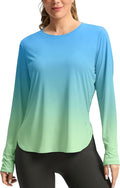 Women's Sun Shirts UPF 50+ Long Sleeve UV Protection Shirt Lightweight Quick Dry Workout Hiking Tops for Women
