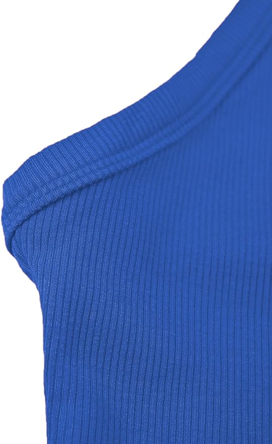 iGENJUN Workout Tops for Women Racerback Basic Tank Summer 2026 Camisole V Neck Slim Fit Ribbed Sleeveless