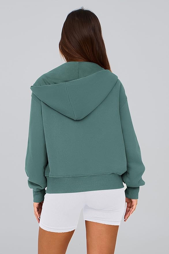 PRETTYGARDEN Hoodies for Women Sweatshirt Zip Up Hoodie Fall Fashion 2026 Trendy Long Sleeve Jackets Winter Clothing Outfits