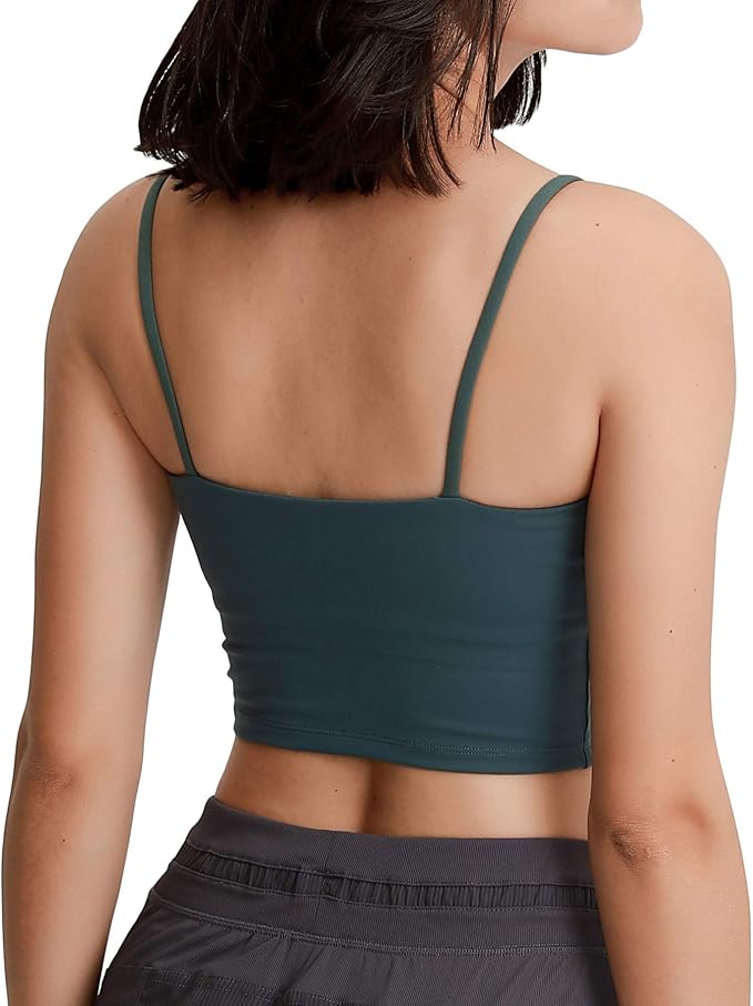 Lemedy Women Padded Sports Bra Fitness Workout Running Shirts Yoga Tank Top