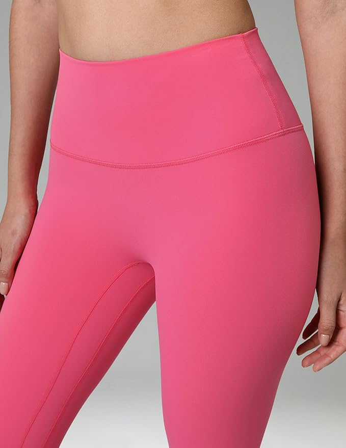Colorfulkoala Dreamlux No Front Seam Leggings for Women 25"/28" Inseam, High Waisted Buttery Soft Yoga Pants