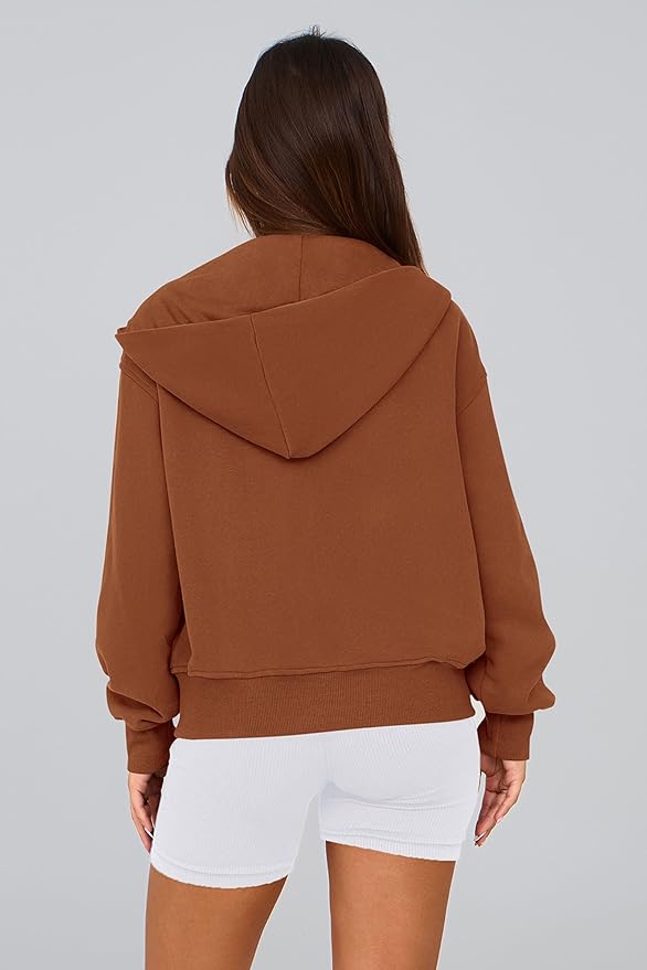 PRETTYGARDEN Hoodies for Women Sweatshirt Zip Up Hoodie Fall Fashion 2026 Trendy Long Sleeve Jackets Winter Clothing Outfits