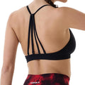 AUROLA Mercury Workout Sports Bras Women Athletic Removable Padded Backless Strapy Minimal Crop Top