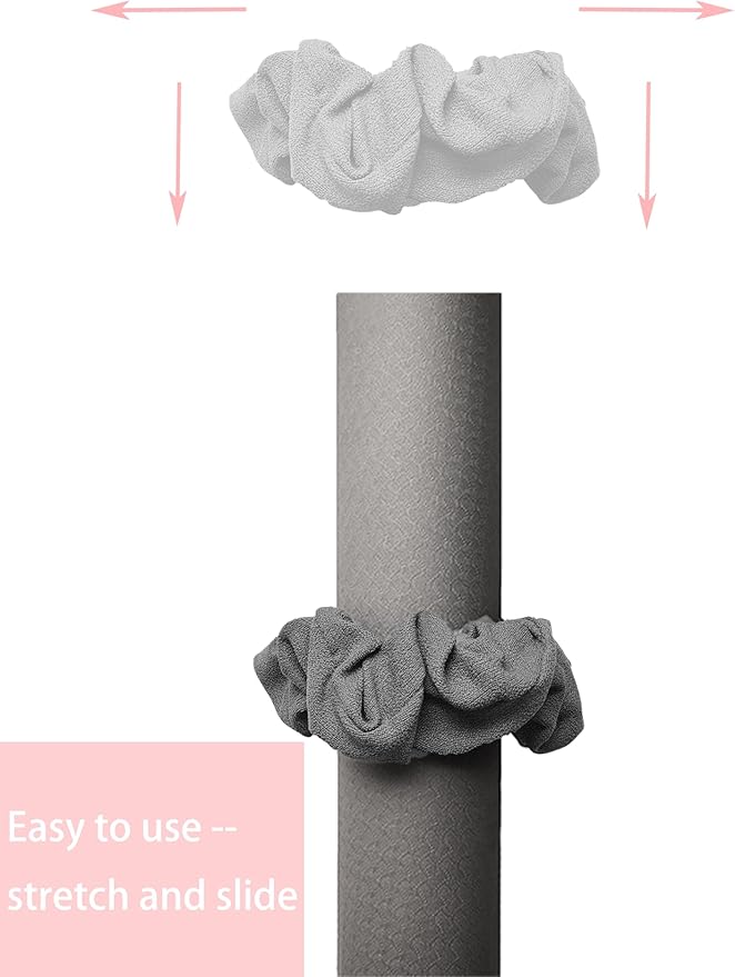 Yoga Mat Scrunchie - Holds Your Yoga Mat in Style - Durable & Elasticity Fabric - Fits All Standard Yoga Mats (mat not included)