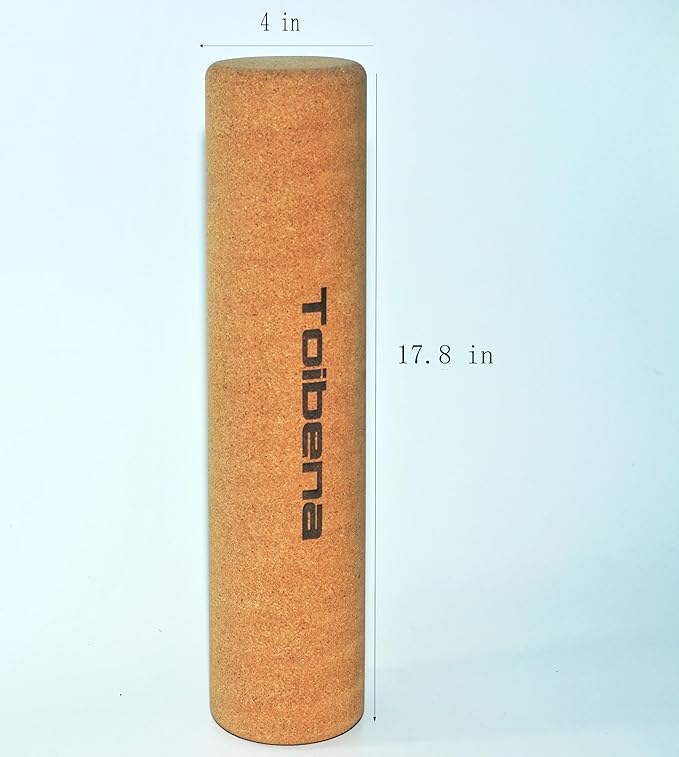 Cork Roller,Foam Rollers Substitute for Muscle Restoration, Massage Therapy, Sport Recovery and Physical Therapy -18in