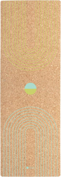 YOGA DESIGN LAB | The Cork Yoga Mat | Eco Luxury | Ideal for Hot Yoga, Power, Bikram, Ashtanga, Sweaty Workouts | Studio Quality | Includes Carrying Strap!