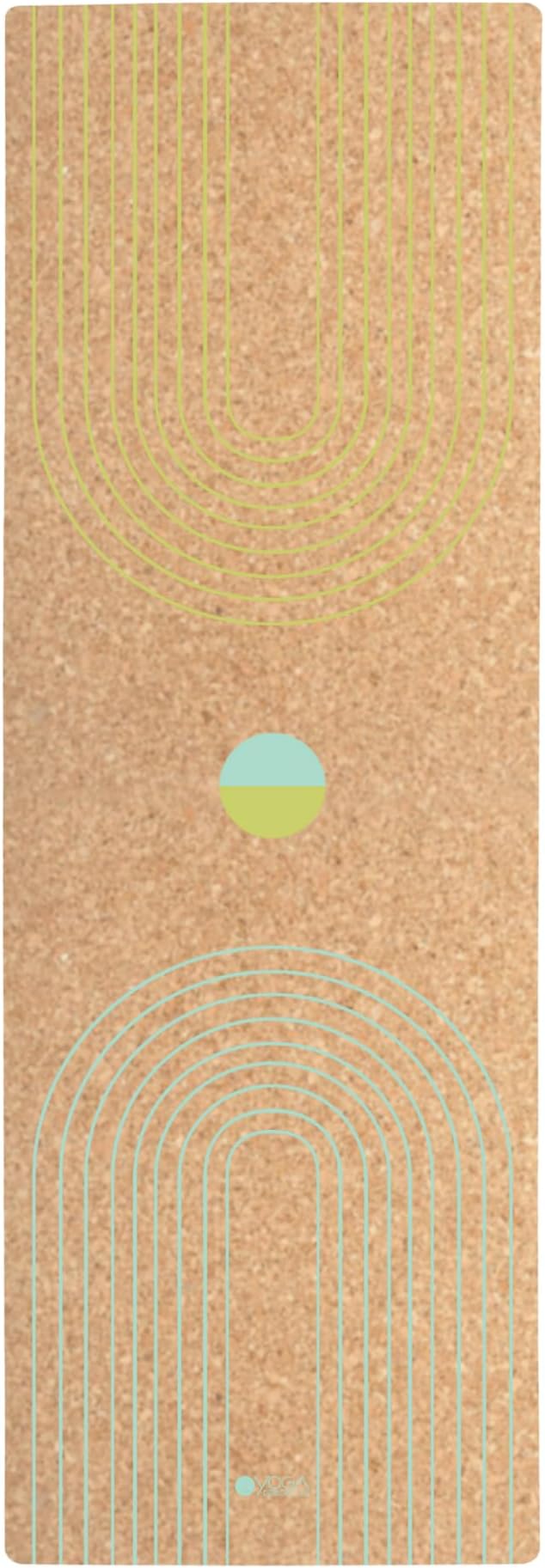 YOGA DESIGN LAB | The Cork Yoga Mat | Eco Luxury | Ideal for Hot Yoga, Power, Bikram, Ashtanga, Sweaty Workouts | Studio Quality | Includes Carrying Strap!
