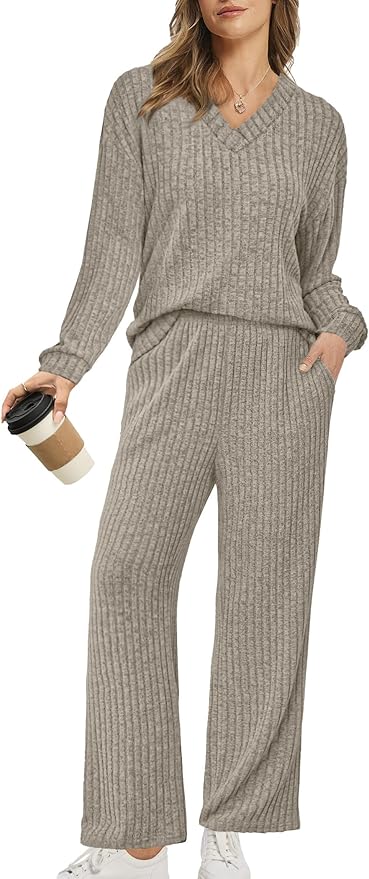 RUMIA Lounge Sets for Women 2026 Vacation Matching Track Suits Sweater Fall Outfits (S-2XL)