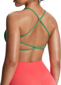 Aoxjox Women's Workout Sports Bras Fitness Trinity Ivy Low Impact Bra Yoga Crop Tank