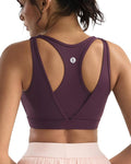 RUNNING GIRL Sports Bras for Women High Support,Molded Cup High Impact Sports Bra Racerback Workout Yoga Running Bra