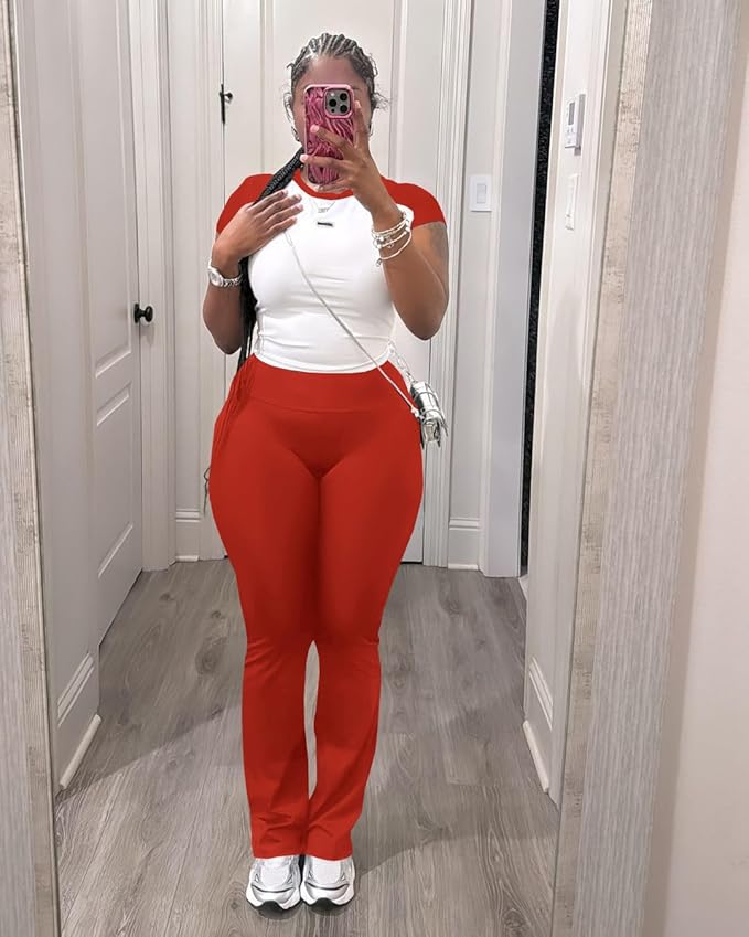 Nimsruc 2 Piece Outfits for Women Casual Sweat Sets