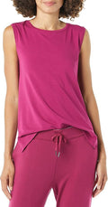 Amazon Essentials Women's Soft Cotton Relaxed-Fit Workout Tank Top (Available in Plus Size)
