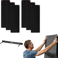 SPRI Hanging Bulk Fitness Mats, 15mm, 56” x 23" Black, 6 Pack, Closed-Cell Foam Bulk Yoga Mats for Gyms