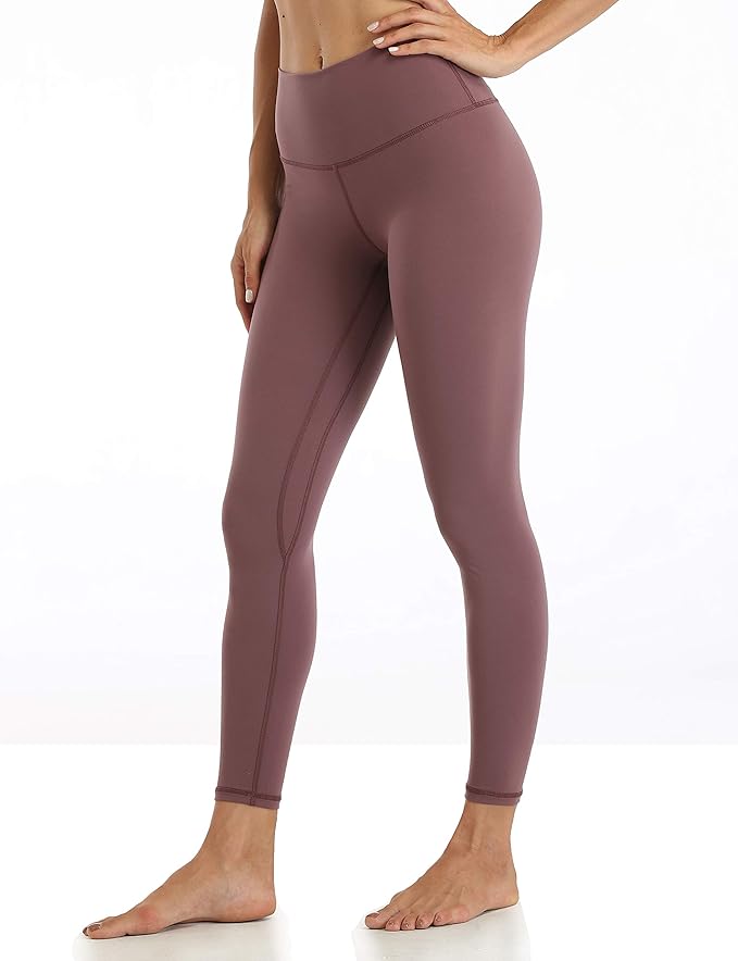 YUNOGA Women's Ultra Soft High Waisted Seamless Leggings Tummy Control Yoga Pants