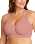 OEAK Womens Wireless Jelly Bra Plus Size Supportive Seamless Bras Full Coverage Push Up Comfortable No Underwire Tshirt Bras