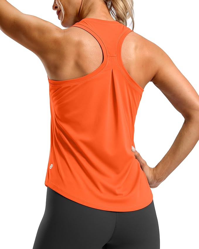 G Gradual Women's Workout Tank Tops Racerback Athletic Yoga Tops Loose Fit Sleeveless Running Gym Sports Shirts for Women
