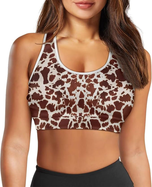 4 Piece Gym Sets Women Racerback Sports Bra with Back Pocket, Matching Flare Yoga Pants And Sweatband