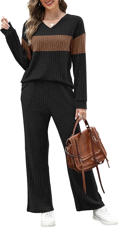RUMIA Lounge Sets for Women 2026 Vacation Matching Track Suits Sweater Fall Outfits (S-2XL)