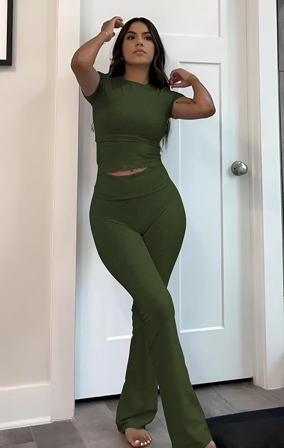 Nimsruc Two Piece Lounge Sets For Women Summer Outfits