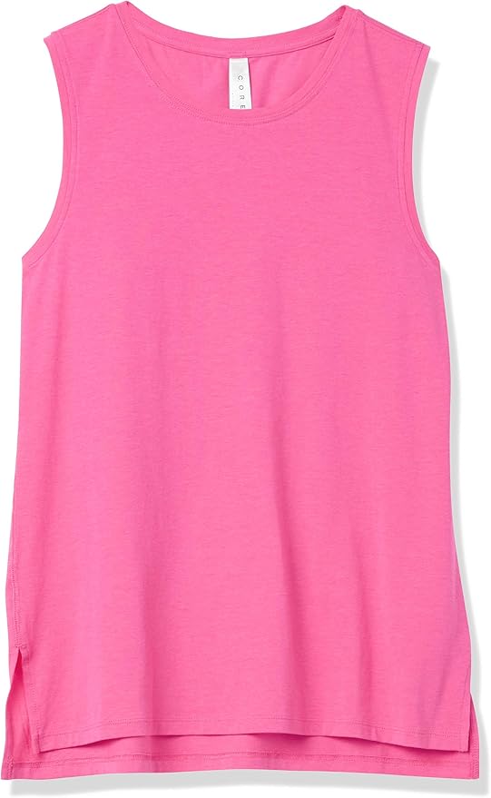 Amazon Essentials Women's Soft Cotton Relaxed-Fit Workout Tank Top (Available in Plus Size)