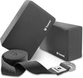 Tumaz Non-Slip Yoga Blocks 2-Pack - High Density/Lightweight EVA Foam & Natural Cork for Stability, Premium Set with E-Book Included
