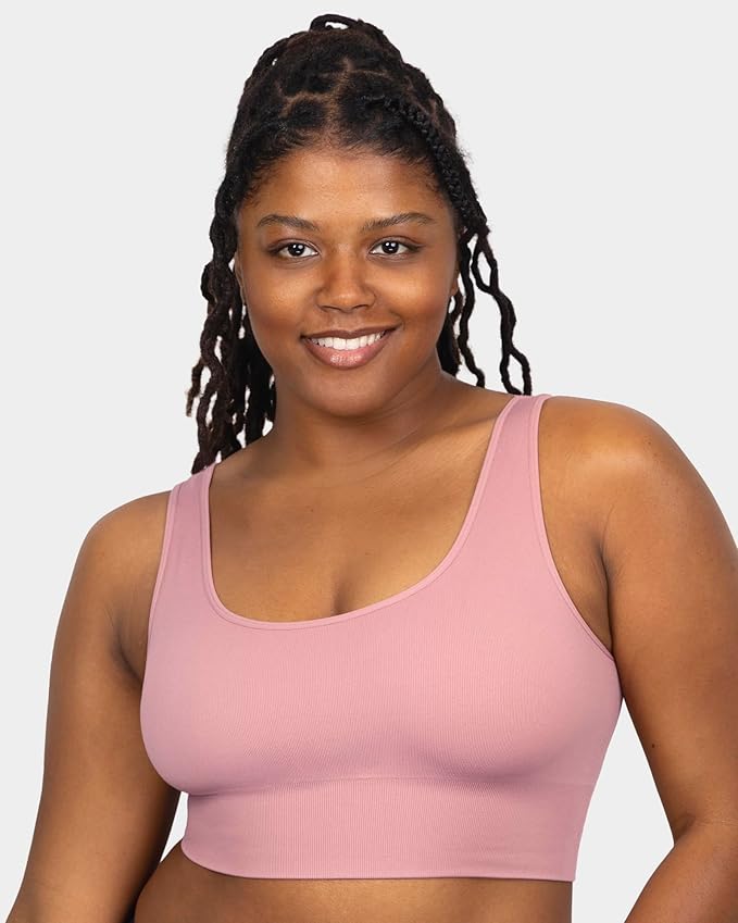 Fruit of the Loom Women's 3-Pack Seamless Full-Coverage Back Smoothing Wireless Bra